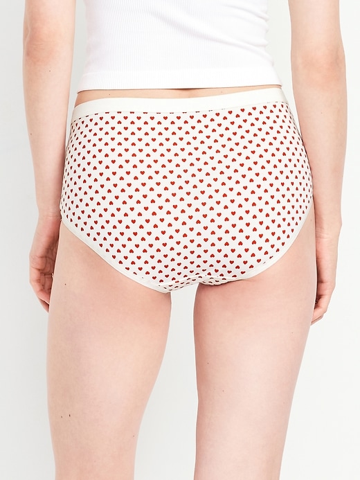 View large product image 2 of 8. High-Waisted Everyday Brief Cotton Underwear