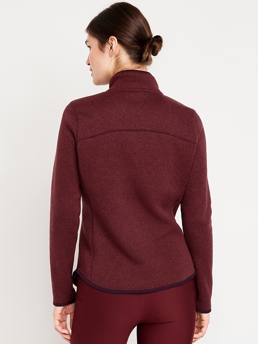 Image number 5 showing, Sweater Fleece Zip Jacket