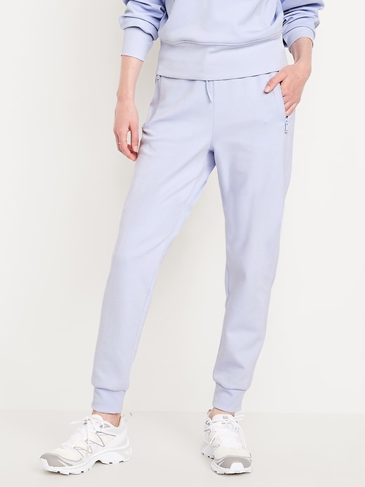 Image number 1 showing, High-Waisted Dynamic Fleece Joggers