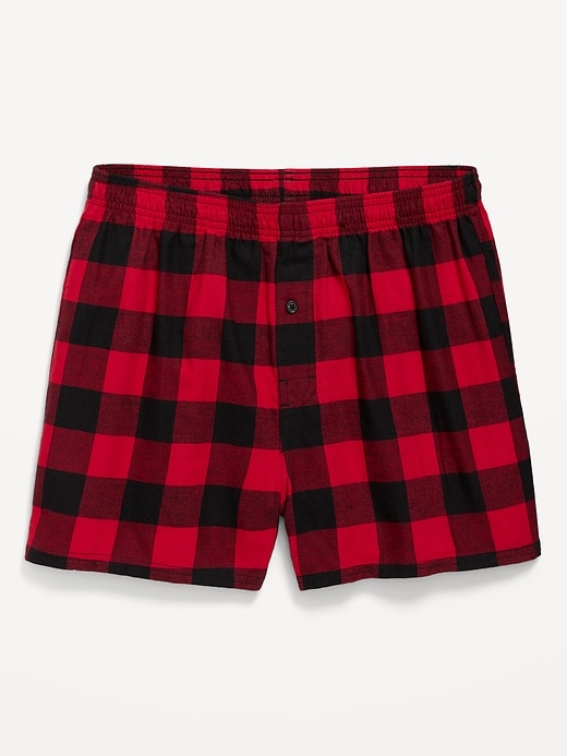 View large product image 1 of 1. Flannel Boxer Shorts