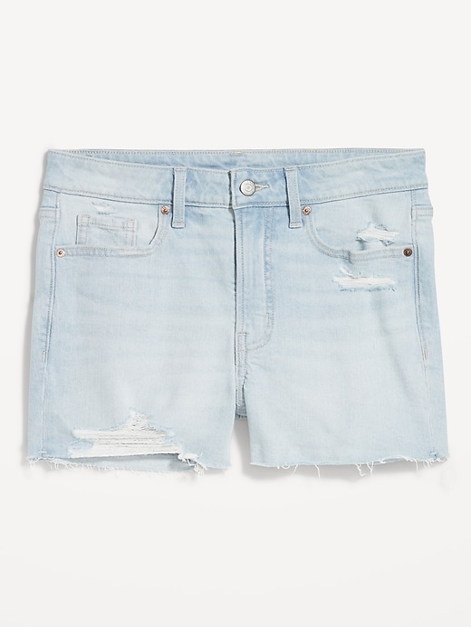 Image number 4 showing, High-Waisted OG Jean Cut-Off Shorts