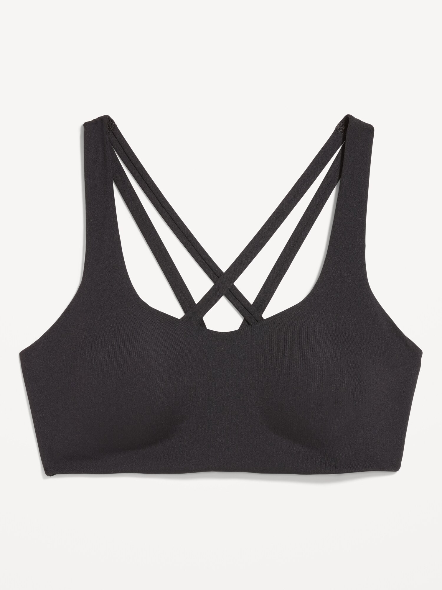 Спортивное бра PowerSoft Molded, на завязках — Old Navy, цвет: Чёрный — фото 4