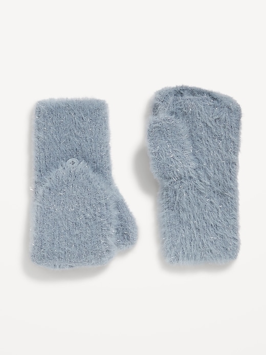 View large product image 1 of 1. Convertible Eyelash Mittens