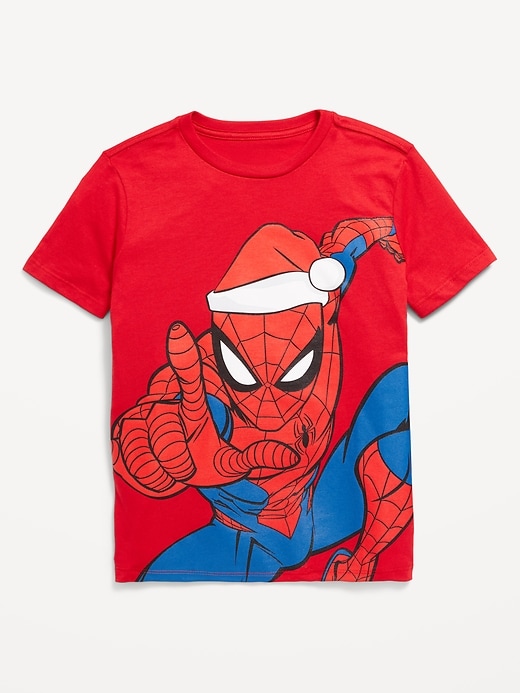 View large product image 1 of 2. Marvel™ Spider-Man Gender-Neutral Graphic T-Shirt for Kids