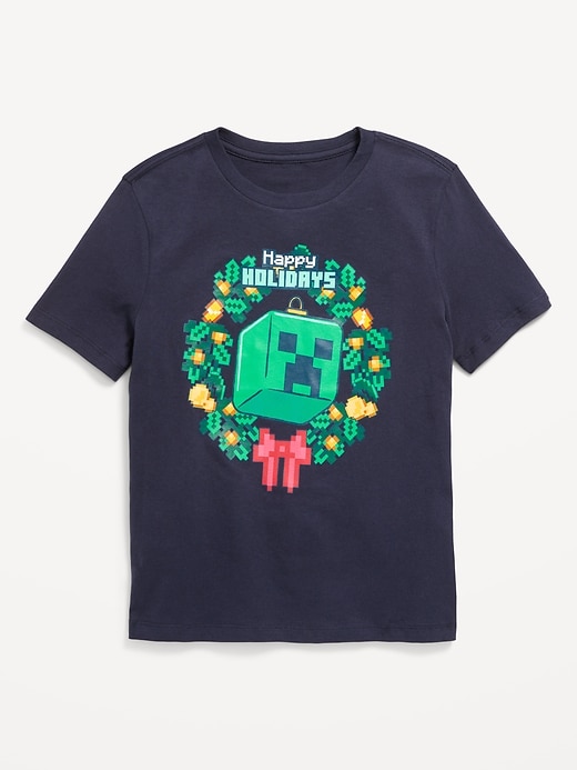 View large product image 1 of 2. Minecraft™ Gender-Neutral Graphic T-Shirt for Kids