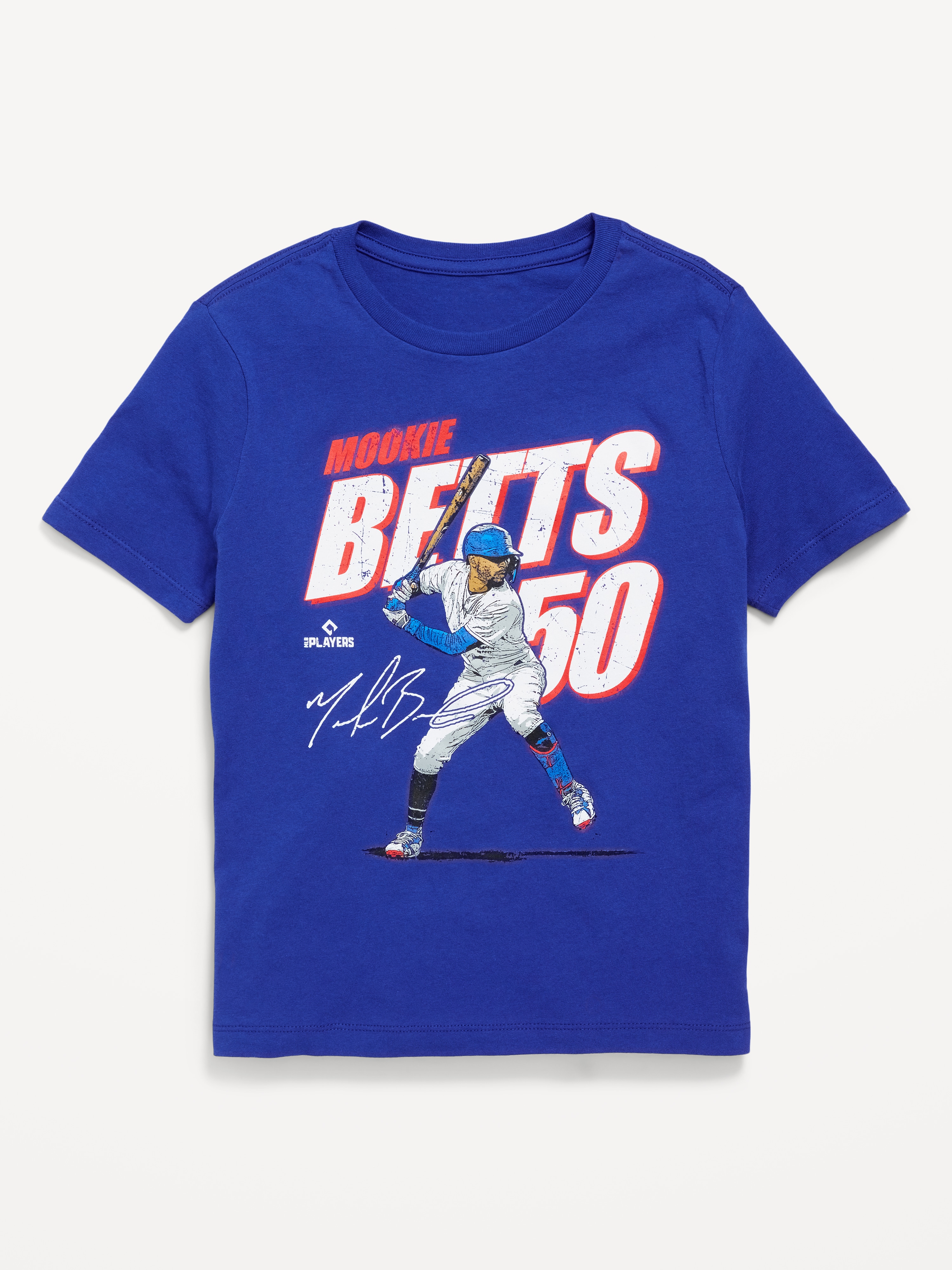 MLB 公式Tシャツ　Betts 子供用150cm 新品 Mookie Betts Cartoon WHT(120～150cm) ｜ トップス ｜ 子供服の
