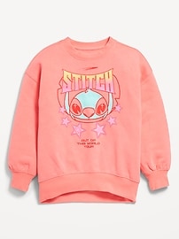 Image number 2 showing, Oversized Licensed Graphic Tunic Sweatshirt for Girls