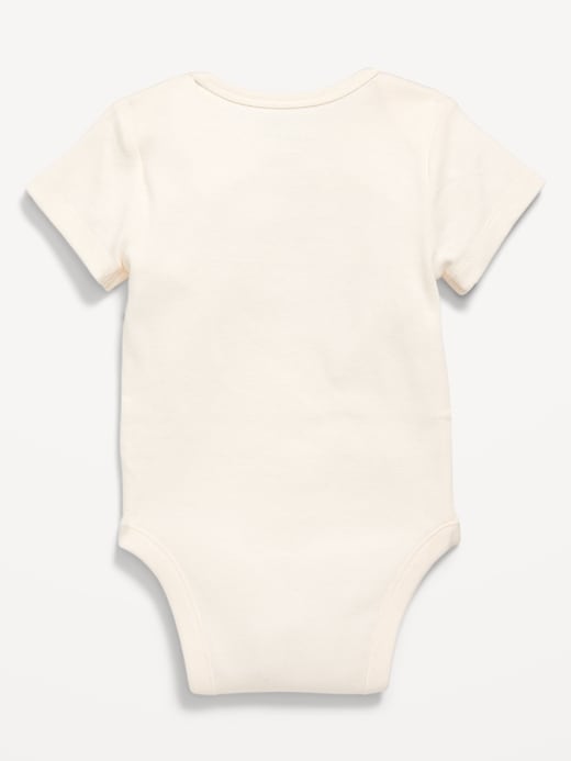 View large product image 2 of 2. Short-Sleeve Graphic Bodysuit for Baby