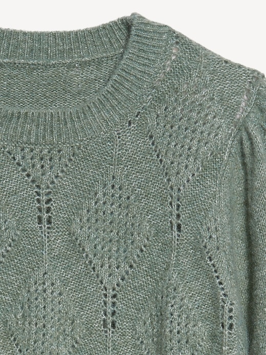 Image number 5 showing, Pointelle Sweater