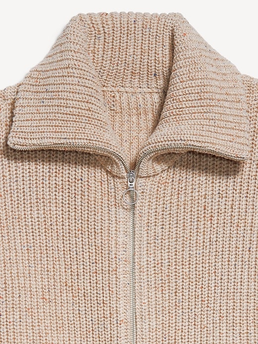 Image number 5 showing, Ribbed Full-Zip Cardigan