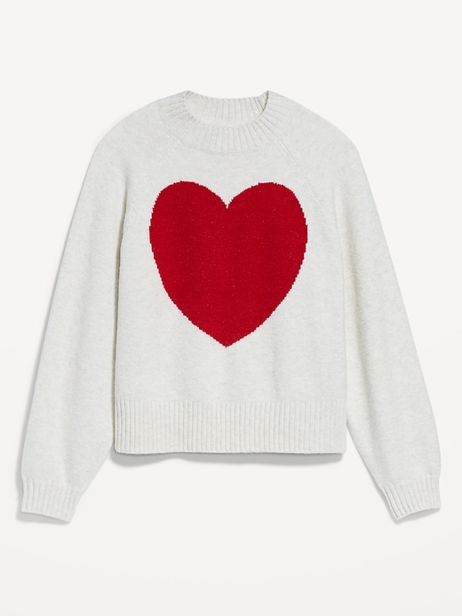 Image number 4 showing, SoSoft Loose Valentine Sweater