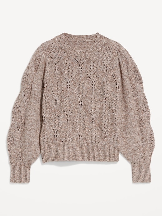 Image number 2 showing, Pointelle Sweater