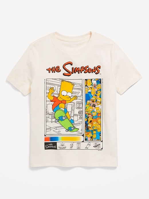 View large product image 1 of 1. The Simpsons™ Gender-Neutral Graphic T-Shirt for Kids