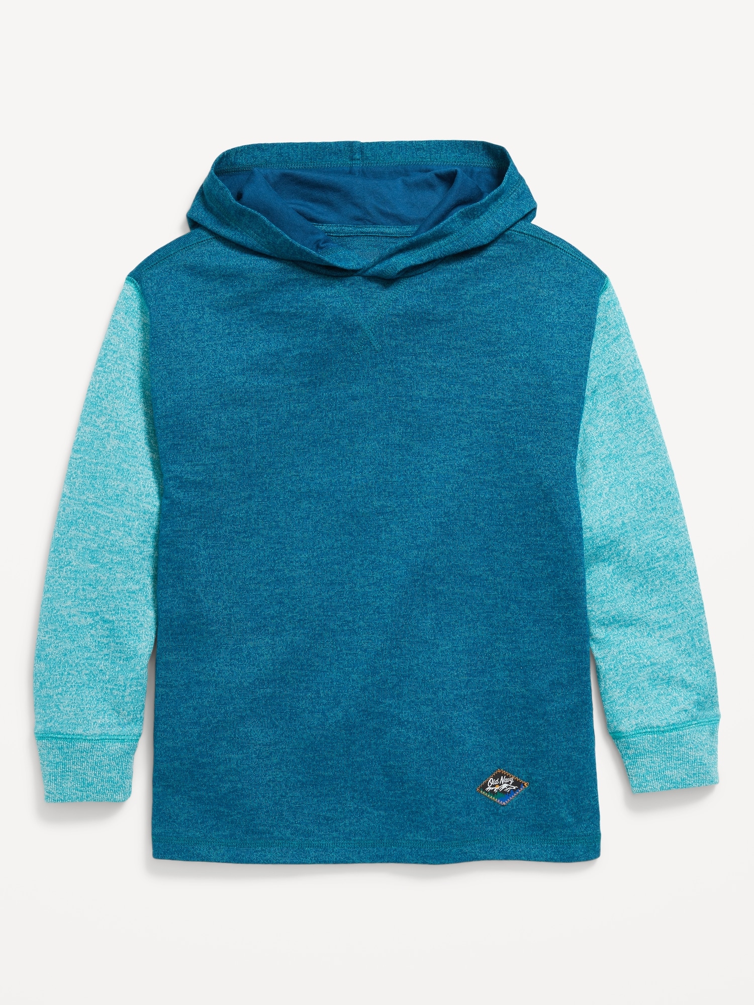 Cozy-Knit Long-Sleeve Hooded T-Shirt for Boys