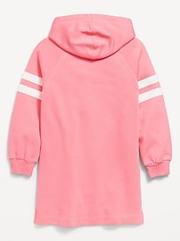 View large product image 4 of 4. Long-Sleeve Hooded Fleece Dress for Girls