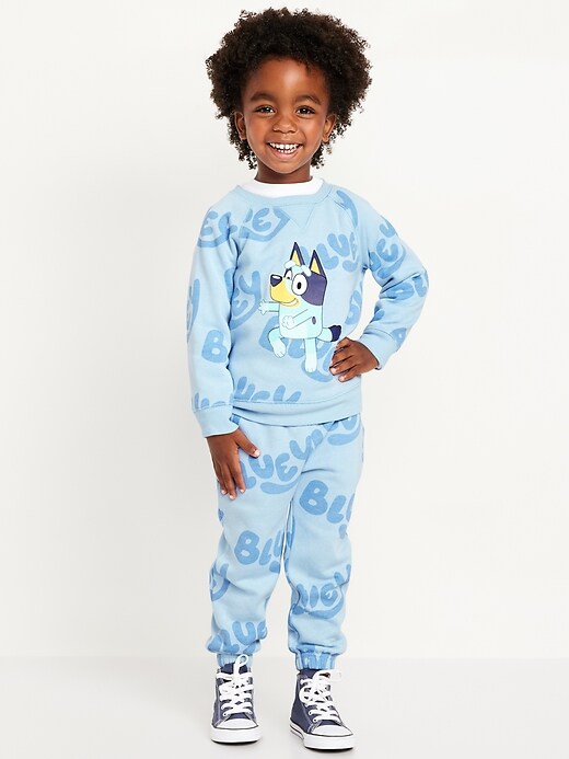 Bluey Outfit | Bingo Jongensshorts En T-Shirt | Jongens Outfits & Kledingsets | Zachte Katoenen Jongens Zomerkleding | Blauw 92