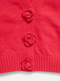 View large product image 4 of 4. Button-Front Cardigan Sweater for Girls