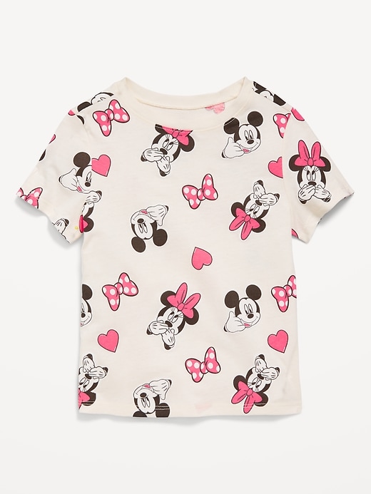 View large product image 1 of 2. Disney© Minnie Mouse Graphic T-Shirt for Toddler Girls