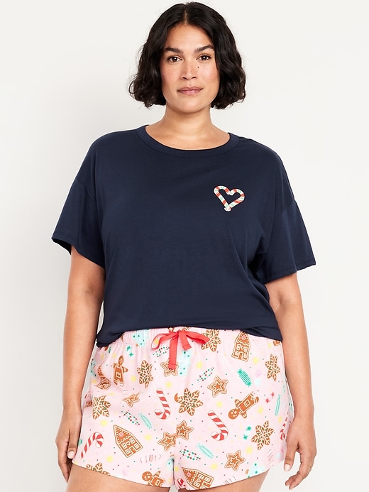 Image number 7 showing, Matching Holiday-Graphic T-Shirt for Women