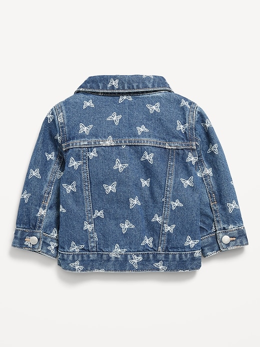 View large product image 2 of 2. Printed Trucker Jean Jacket for Baby