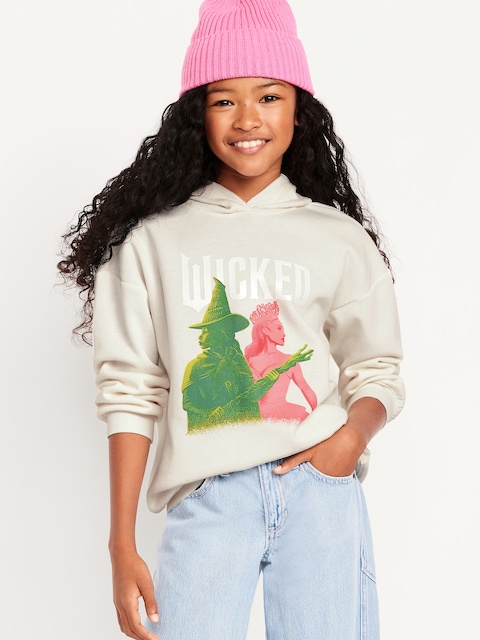 Licensed Graphic Pullover Tunic Hoodie for Girls - Creme De La Creme