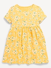 Image number 1 showing, Printed Jersey-Knit Short-Sleeve Dress for Toddler Girls