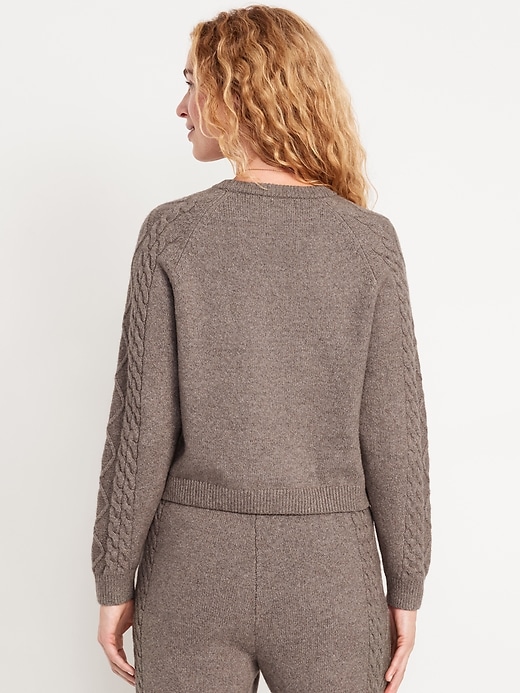 Image number 7 showing, SoSoft Cable Sweater