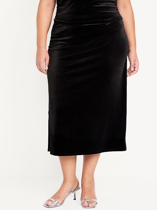 Image number 7 showing, Velvet Maxi Skirt