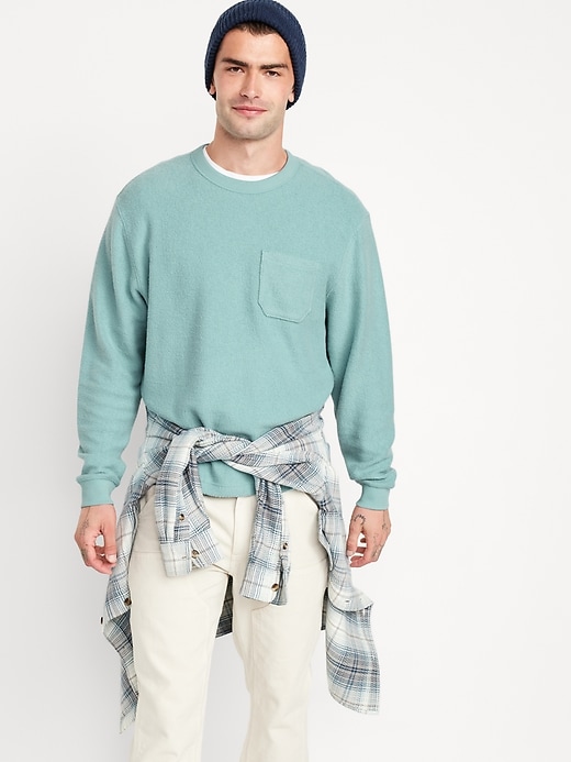 Image number 3 showing, Terry Crew-Neck Sweatshirt