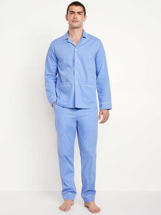 Image number 1 showing, Classic Poplin Pajama Set