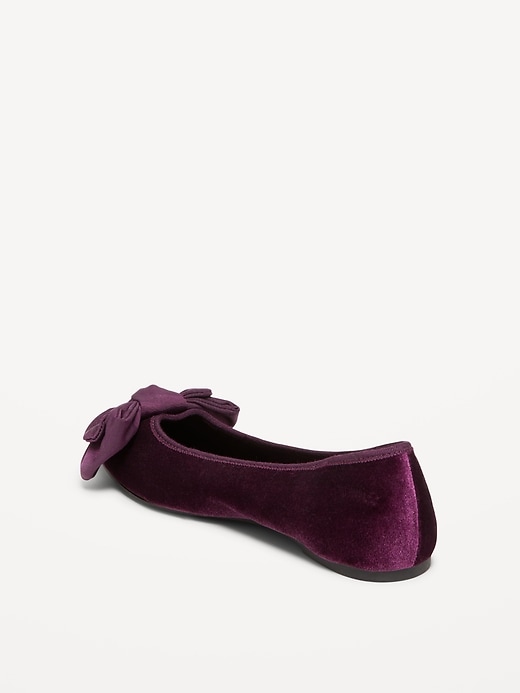 Image number 4 showing, Velvet Pointed-Toe Flats