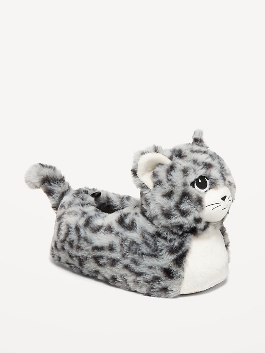 View large product image 1 of 4. Faux-Fur Critter Slippers for Girls