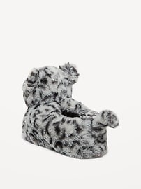 View large product image 4 of 4. Faux-Fur Critter Slippers for Girls