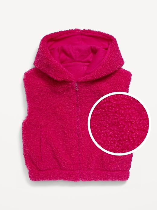 View large product image 2 of 4. Hooded Sherpa Vest for Girls