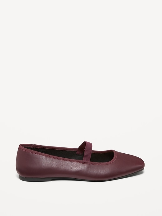 Image number 3 showing, Mary Jane Square-Toe Ballet Flats