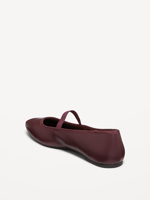 Image number 4 showing, Mary Jane Square-Toe Ballet Flats