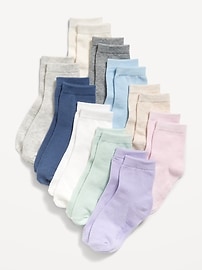 Image number 1 showing, Crew Socks 10-Pack for Toddler & Baby