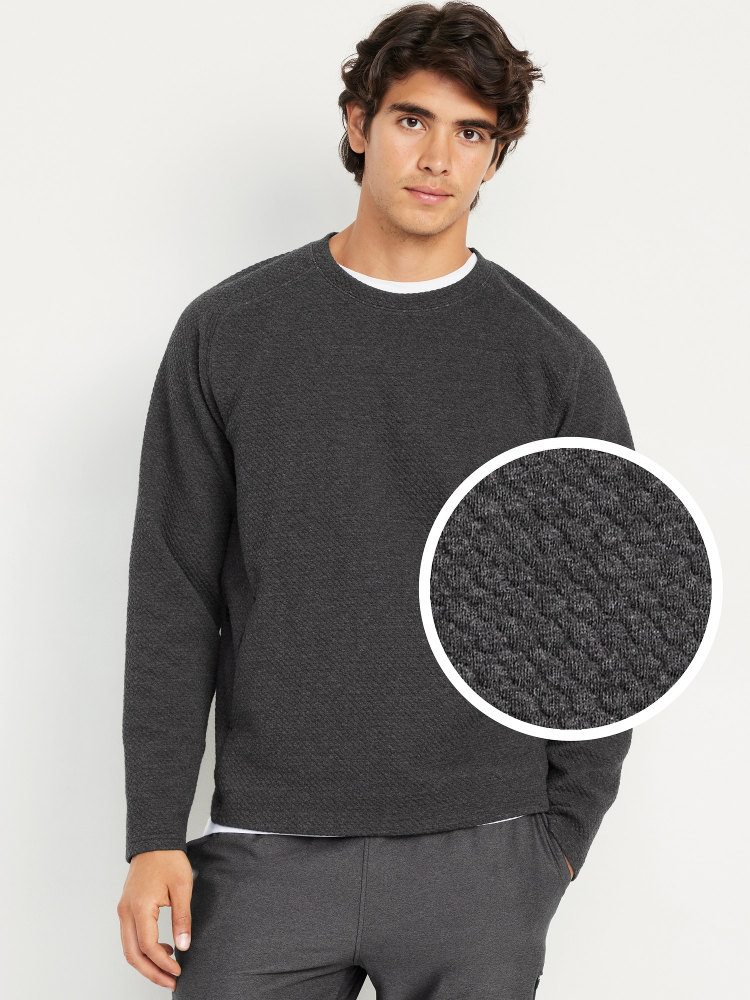 Dynamic Fleece Textured Pullover