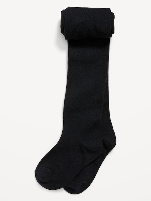 Solid Soft-Knit Tights for Toddler Girls & Baby - Blackjack
