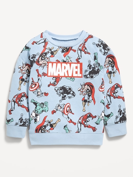 View large product image 1 of 2. Marvel™ Unisex Graphic Sweatshirt for Toddler