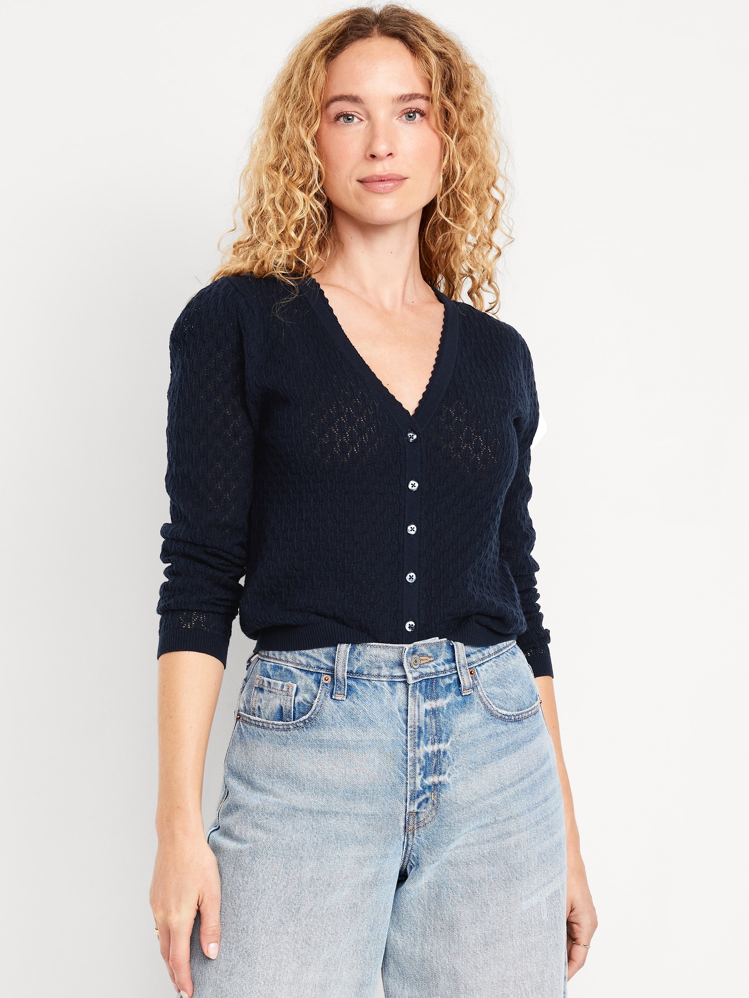 SoSoft Lite Pointelle Cardigan