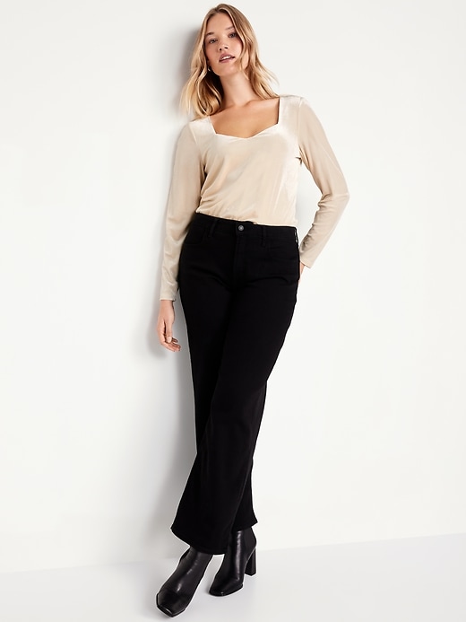 Image number 3 showing, Fitted Velvet Top