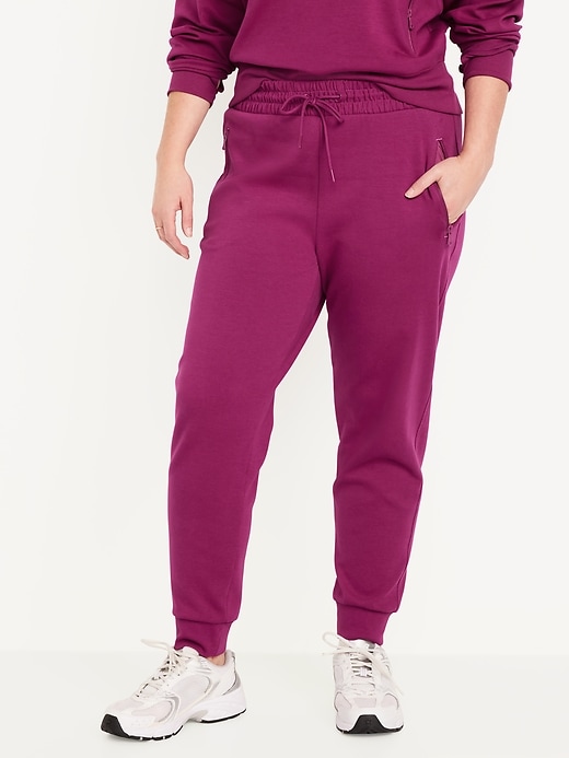 Image number 4 showing, High-Waisted Dynamic Fleece Joggers