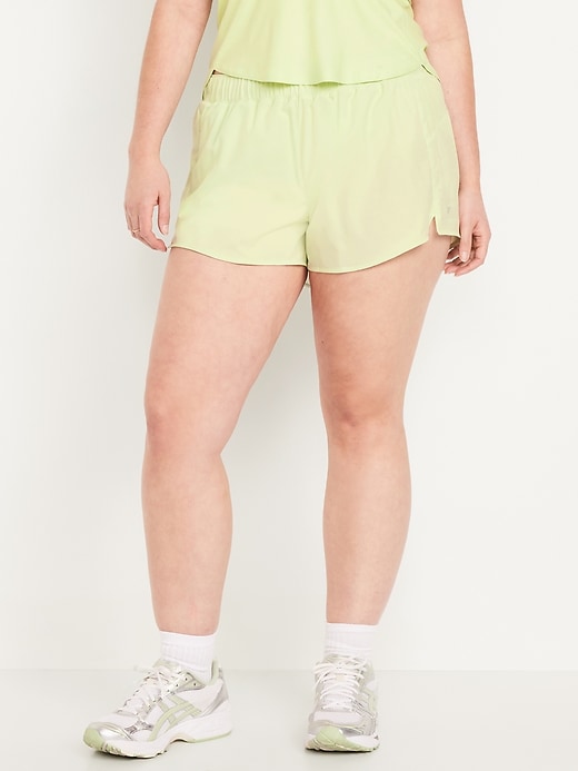 Image number 8 showing, Mid-Rise StretchTech Run Shorts -- 3-inch inseam