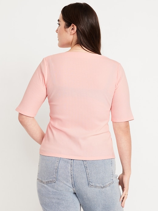 Image number 6 showing, Ribbed T-Shirt