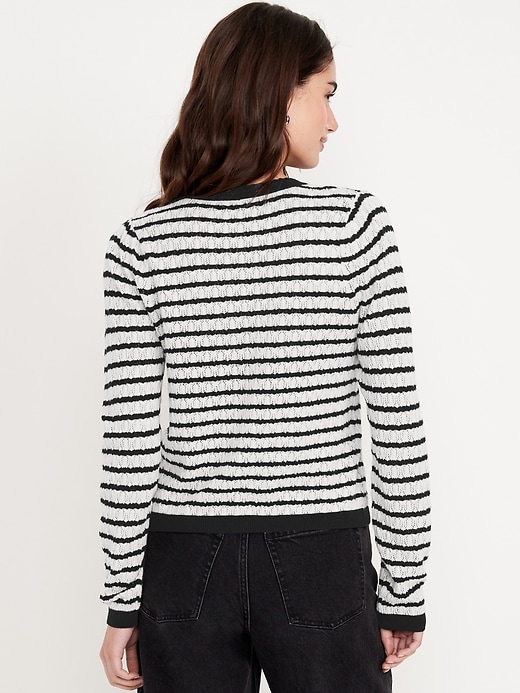 Image number 8 showing, SoSoft Lite Pointelle Cardigan