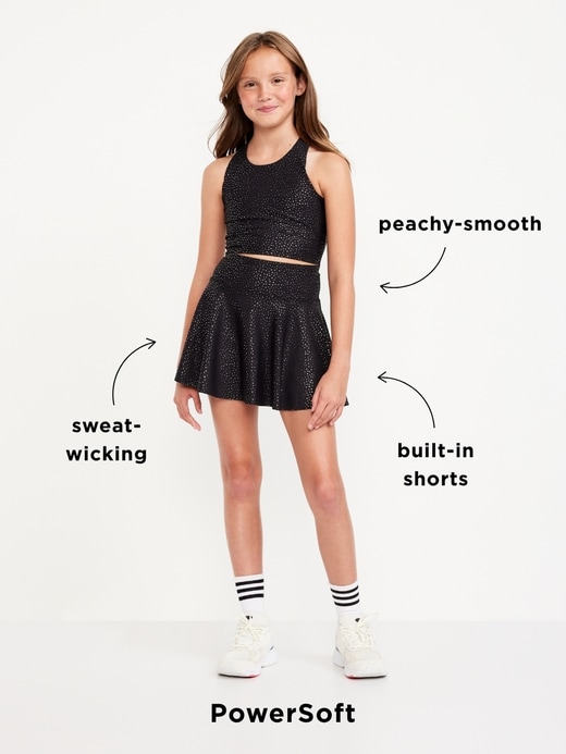 Image number 6 showing, High-Waisted PowerSoft Skort for Girls