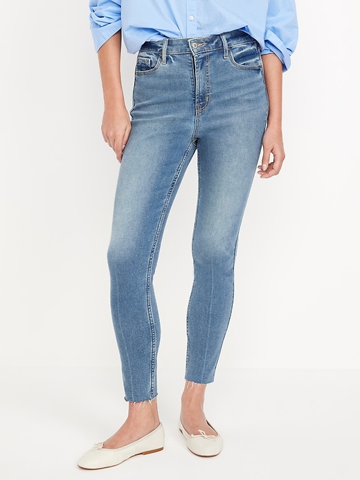 Image number 2 showing, Extra High-Waisted Rockstar 360° Stretch Super-Skinny Jeans