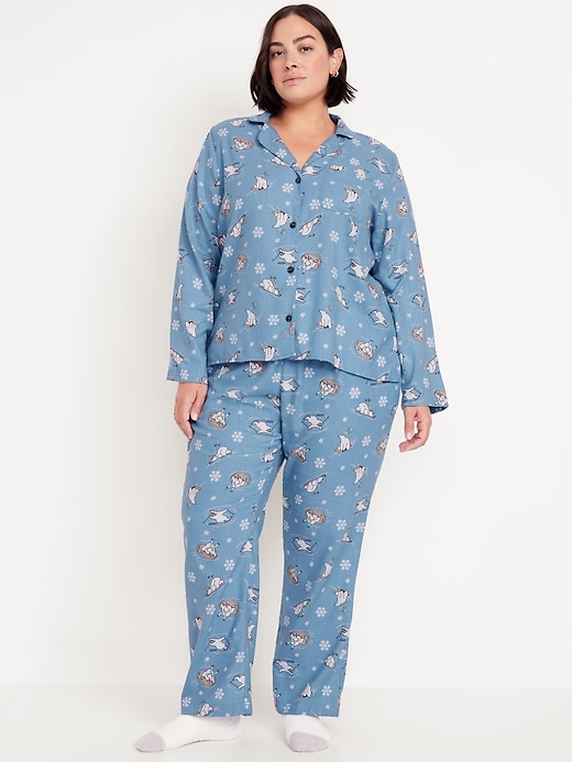 Image number 4 showing, Flannel Pajama Set for Women