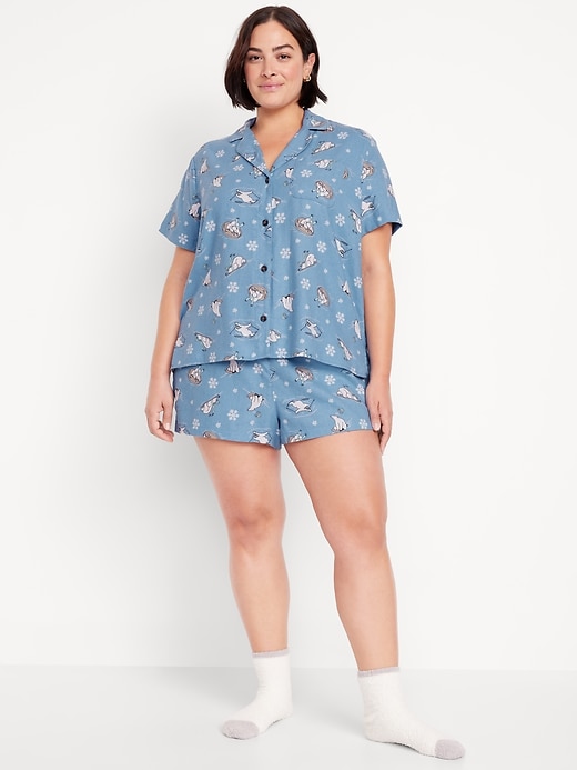 Image number 7 showing, Flannel Pajama Short Set